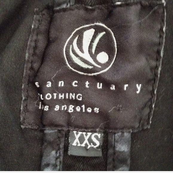 Sanctuary Anthropologie Black Jacket XXS - Picture 5 of 7
